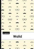 CARNET WALID LIGNES,96P,A5 MOUSTACHEHISPTER