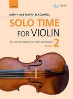 Solo Time For Violin Book 2, 16 Concert Pieces For Violin And Piano