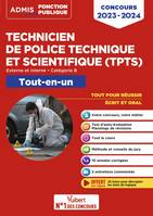 Concours TPTS - Technicien de police technique et scientifique - Catégorie B - Tout-en-un, Externe et interne - Concours 2023-2024 - Police nationale
