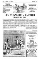 Les baigneurs de Daumier, La société mise à nue