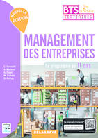 Management des entreprises 2e année BTS (2017) - Pochette élève, Le programme en 11 cas