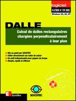 Dalle, Calcul de dalles rectangulaires chargées perpendiculairement à leur plan