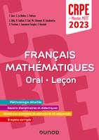Concours Professeur des écoles - Français et Mathématiques - Oral/Leçon - CRPE 2023  - Master MEEF, Oral · Leçon
