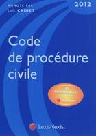 Code de procédure civile 2012