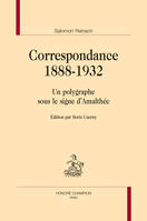 Correspondance, 1888-1932