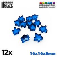 Meeples bleus (x12)