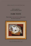 Faire texte, Frontières textuelles et opérations de textualisation