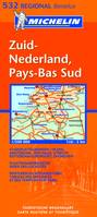 Régional Benelux, 13750, CARTE ROUTIERE 532 ZUID-NEDERLAND / PAYS-BAS SUD