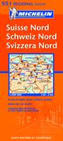 Régional Suisse, 14200, Carte Régionale Suisse Nord / Schweiz Nord / Svizzera Nord