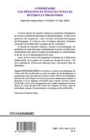 Comprendre les déficiences intellectuelles sévères et profondes, Approche diagnostique et évolutive à l'âge adulte