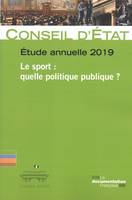 Le sport : Quelle politique publique ?, étude annuelle 2019