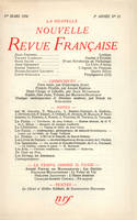 La Nouvelle Nouvelle Revue Française N' 15 (Mars 1954)