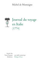 Journal du voyage en Italie..., (1774)