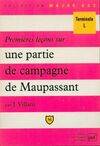 Premieres lecons partie de campagne, comprenant une confrontation détaillée avec le film de Jean Renoir 