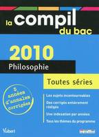 Philosophie séries L, ES, S / bac 2010, 5 années d