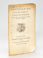 Instruction sur le Jubilé, ouvrage très-intéressant pour apprendre à connaître l'origine et la grande utilité de cette indulgence.