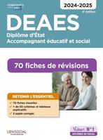 DEAES - 60 Fiches de révisions, Diplôme d'État d'accompagnant éducatif et social - 2024-2025