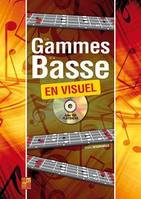 Les gammes de la basse en visuel