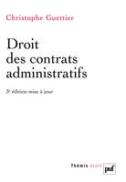 Droit des contrats administratifs