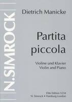 Partita piccola, violin and piano.