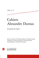 Cahiers Alexandre Dumas, La peine de mort