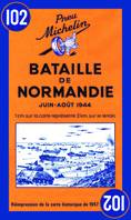 Carte Bataille de Normandie - juin-août 1944 / Battle of Normandy -June-August 1994