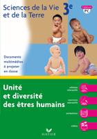 SVT 3e Unité et diversité des êtres humains - Cédérom PC