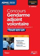 Concours gendarme adjoint volontaire / épreuves écrites et orale : catégorie C, catégorie C