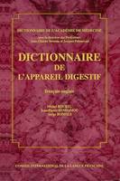 Dictionnaire de l'Académie de médecine, Dictionnaire de l'appareil digestif, [français-anglais]