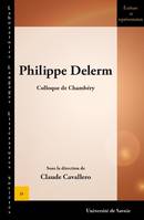 Philippe Delerm, Colloque de Chambéry
