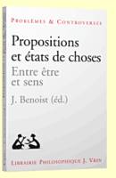 Propositions et états de chose, Entre etre et sens