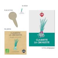 Claudette la ciboulette (mini kit de graines bio)