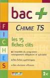 Bac+ TS chimie fiches, les 15 fiches clés