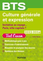 BTS Culture générale et Expression 2023-2024, Invitation au voyage/Paris, ville capitale ?