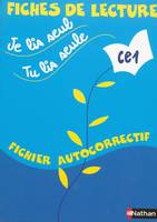 Je lis seul, tu lis seule - Autocorrectif -CE1