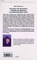 Journaux de formation, analyse du discours et communication orale