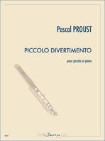 Piccolo divertimento, Pour piccolo et piano