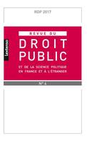 Revue du droit public et de la science politique en France et à l'étranger N 4-2017