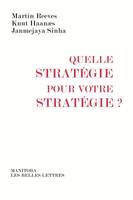 Quelle stratégie pour votre stratégie ?