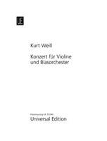 Konzert (nach KWE), nach dem Text der Kurt Weill Edition