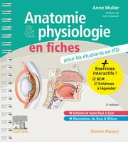 Anatomie et physiologie en fiches pour les étudiants en IFSI, Avec un site Internet d'entraînements interactifs