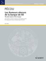 Les rameurs obscurs de la barque de Rê, Pour quatuor à cordes et séquences préenregistées ad lib