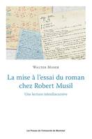 La mise à l'essai du roman chez Robert Musil, Une lecture interdiscursive