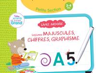 Livre ardoise - Lettres majuscules, chiffres, graphisme PS