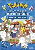 Pokémon - Mes coloriages cherche-et-trouve - Sacha et ses amis