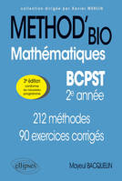 Mathématiques BCPST 2e année, 212 méthodes et 90 exercices corrigés