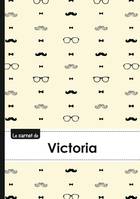 Le carnet de Victoria - Lignes, 96p, A5 - Moustache Hispter