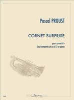 Cornet surprise, Pour cornet si bémol (ou trompette ut ou si bémol) et piano