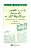 Social-démocratie allemande et la IIIe République, le regard de la revue 