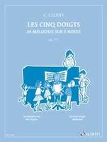 Les cinq doigts, 24 Melodies for 5 fingers. op. 777. piano.